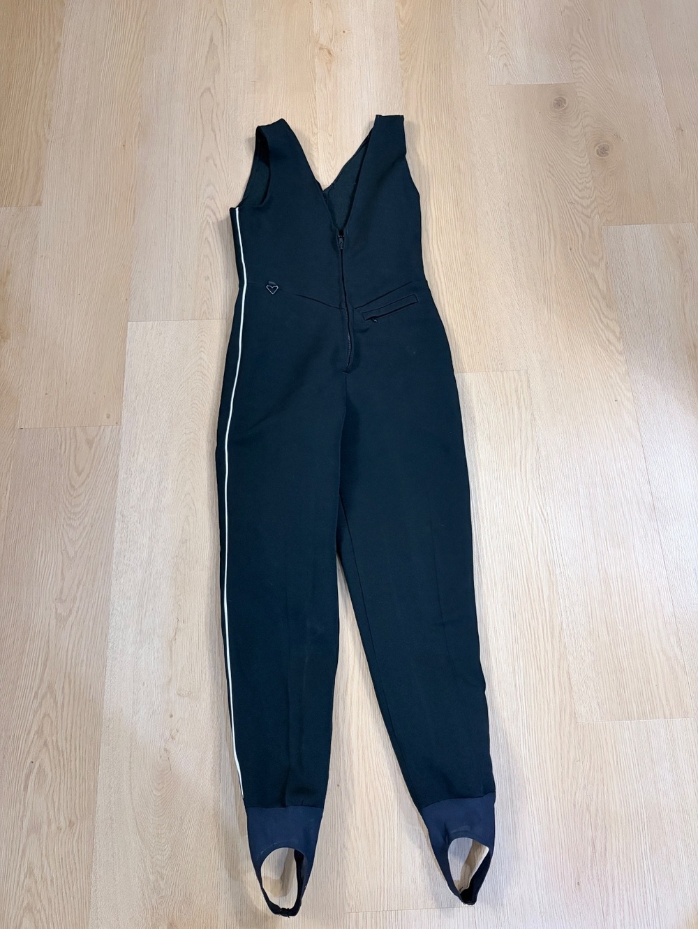 Women’s Vintage Obermeyer Stirrup Ski Bib Pants Black Size 6